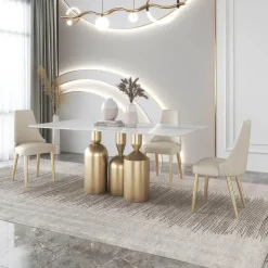 The Lounge Loft Möbel-Moderner Esstisch aus Holz – Stilvoller Marina Esstisch