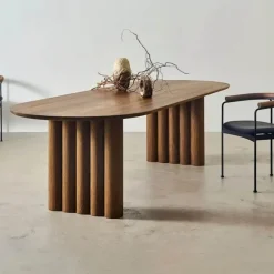 The Lounge Loft Möbel-Moderner Esstisch aus Holz – Elegante Esszimmermöbel