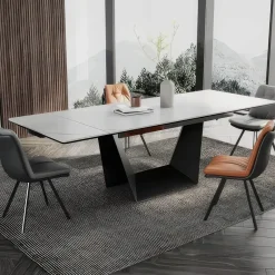 The Lounge Loft Möbel-Moderner Esstisch aus Holz – lässig-elegantes Design