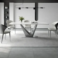 The Lounge Loft Möbel-Moderner Esstisch aus Holz – Stilvolle Norbert-Esszimmermöbel