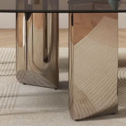 The Lounge Loft Möbel-Moderner Esstisch aus Holz – Vincent Design Esstisch