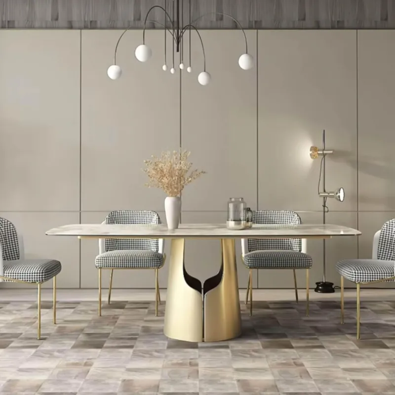 The Lounge Loft Möbel-Moderner Esstisch aus Schiefer – Zeitgenössische Esszimmermöbel