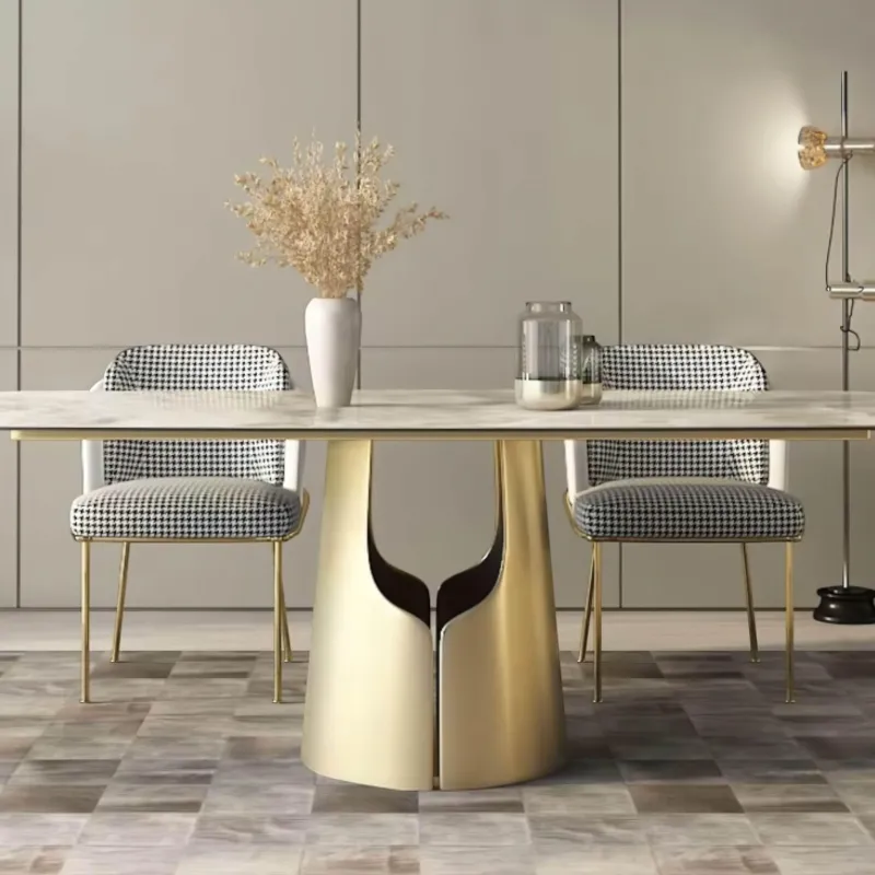 The Lounge Loft Möbel-Moderner Esstisch aus Schiefer – Zeitgenössische Esszimmermöbel