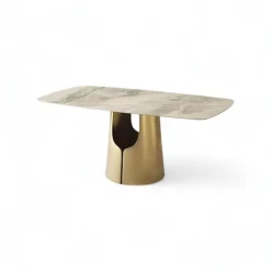 The Lounge Loft Möbel-Moderner Esstisch aus Schiefer – Zeitgenössische Esszimmermöbel