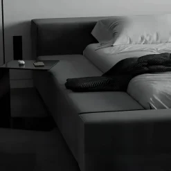 The Lounge Loft Möbel-Moderner gepolsterter Bettrahmen - Denis Design