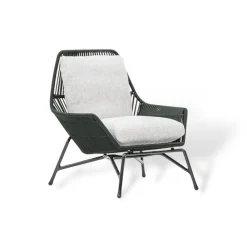 Comfort u0026 Style Möbel|Outdoor & Garten-Moderner gepolsterter Loungesessel – stilvoller Akzentstuhl