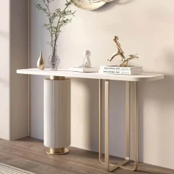 The Lounge Loft Möbel-Moderner Konsolentisch aus Schiefer – Zeitgenössische Wohnzimmermöbel