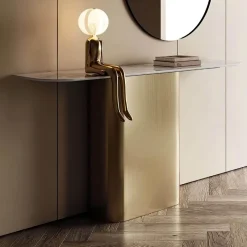 The Lounge Loft Möbel-Moderner Konsolentisch aus Schiefer – Elegante Eingangsmöbel
