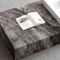 The Coffee Table Co. Möbel-Moderner Marmor-Couchtisch – Elegante Wohnzimmermöbel