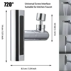 Tranquil Waters Badezimmer|Küche & Esszimmer-Moderner matter Küchenhahn – Multifunktionales Wasserfall-Design