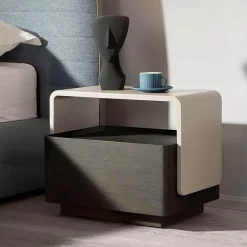 The Lounge Loft Möbel-Moderner Nachttisch – Stilvoller Nachttisch für zeitgenössisches Dekor