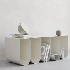 The Lounge Loft Möbel-Moderner niedriger Konsolentisch – Stilvolles Aufbewahrungsmöbel