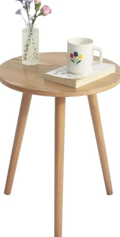 Comfort u0026 Style Möbel-Moderner, runder, kleiner Beistelltisch – elegante Ergänzung für jeden Raum