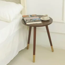 Comfort u0026 Style Möbel-Moderner, runder, kleiner Beistelltisch – elegante Ergänzung für jeden Raum