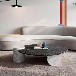 The Coffee Table Co. Möbel-Moderner rustikaler Couchtisch - Akzenttisch aus Holz