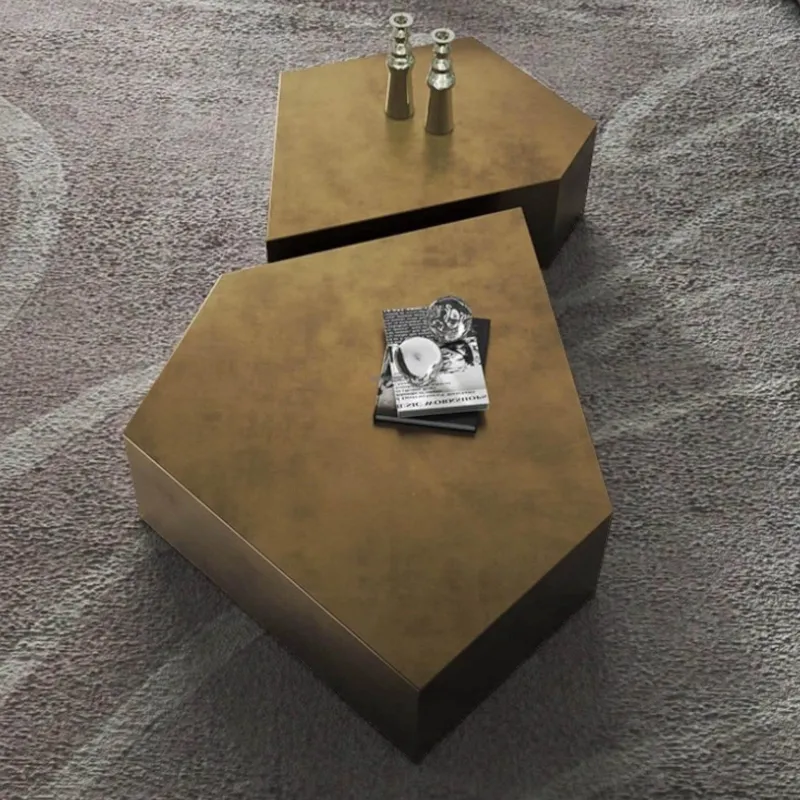 The Coffee Table Co. Möbel-Moderner rustikaler Couchtisch – Stilvoller Akzenttisch