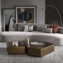 The Coffee Table Co. Möbel-Moderner rustikaler Couchtisch – Stilvoller Akzenttisch