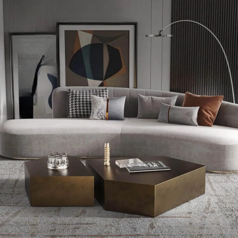 The Coffee Table Co. Möbel-Moderner rustikaler Couchtisch – Stilvoller Akzenttisch