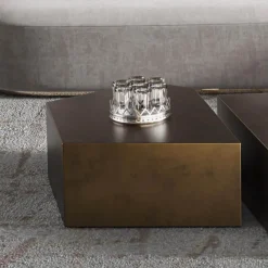 The Coffee Table Co. Möbel-Moderner rustikaler Couchtisch – Stilvoller Akzenttisch