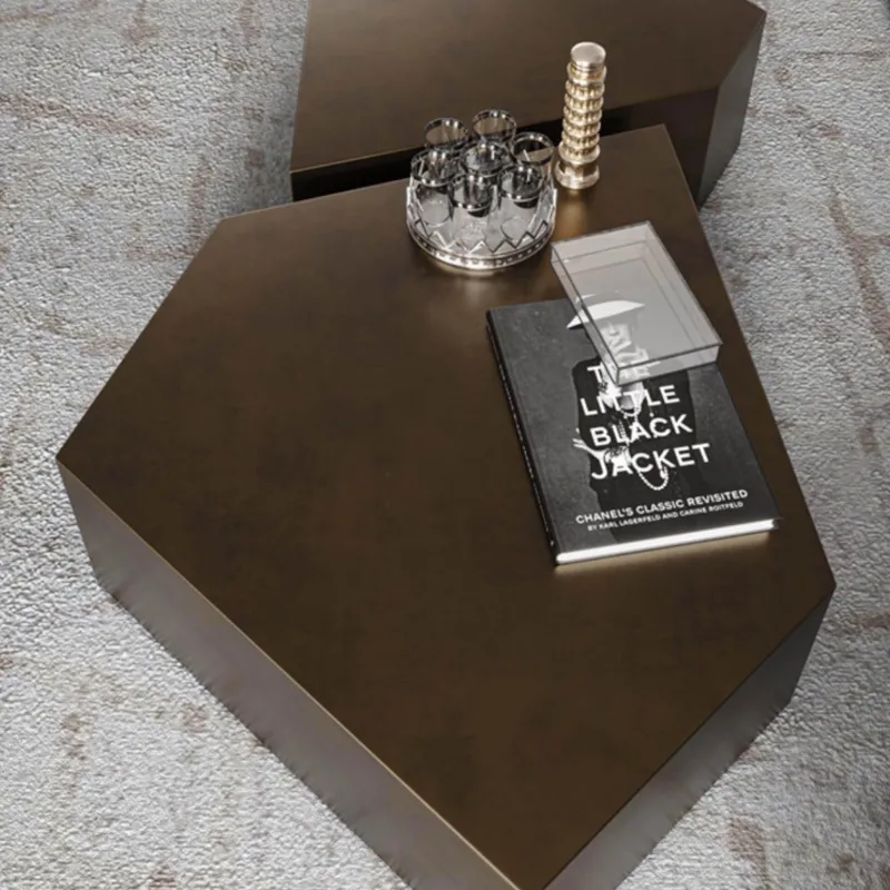 The Coffee Table Co. Möbel-Moderner rustikaler Couchtisch – Stilvoller Akzenttisch