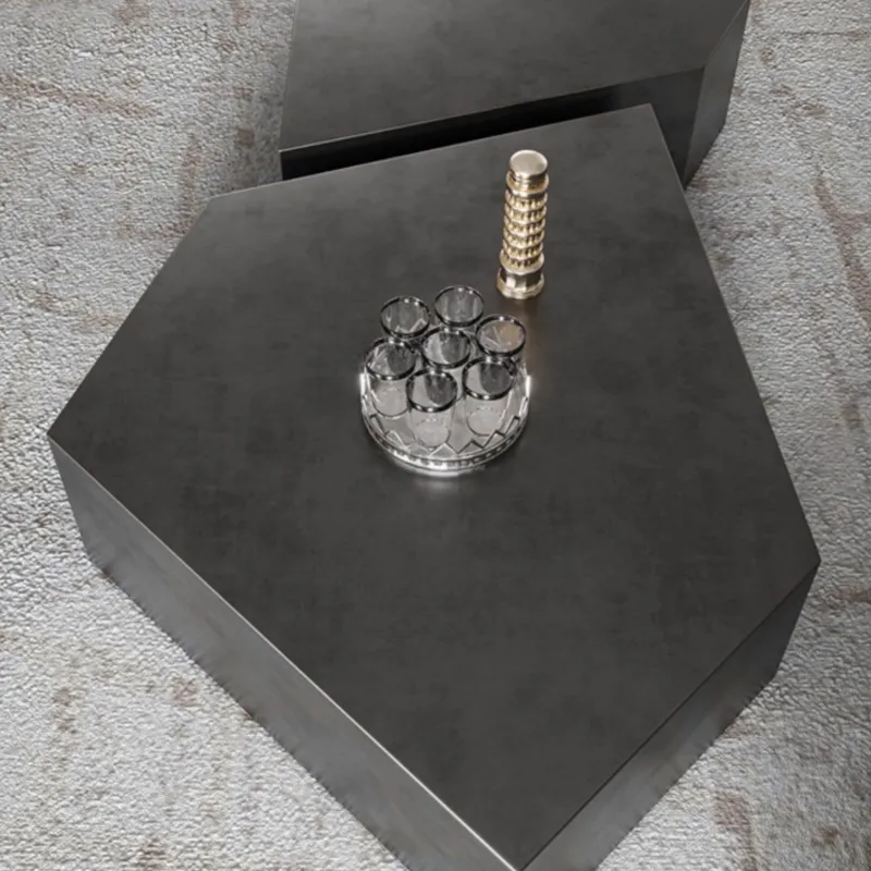 The Coffee Table Co. Möbel-Moderner rustikaler Couchtisch – Stilvoller Akzenttisch