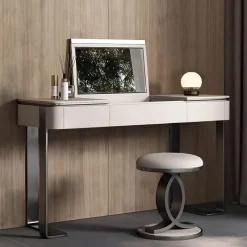 The Lounge Loft Möbel-Moderner Schminktisch - Ivano Frisiertisch mit Spiegel