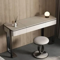 The Lounge Loft Möbel-Moderner Schminktisch - Ivano Frisiertisch mit Spiegel