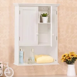 The Blissful Bath Badezimmer-Moderner Wand-Medizinschrank – Stilvoller Badezimmer-Aufbewahrungs-Organizer