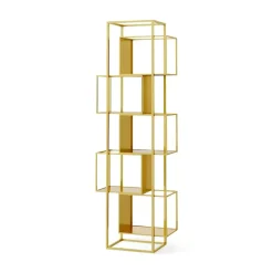 The Lounge Loft Möbel-Modernes Bücherregal aus Holz – Stilvolles Lagerregal