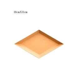 The Decor Haven Küche & Esszimmer-Modernes geometrisches Serviertablett - Nordisches Dekotablett