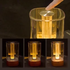 Illuminate Home Beleuchtung-Modernes LED-Säulennachtlicht – Stilvolles Ambientedekor für jeden Raum