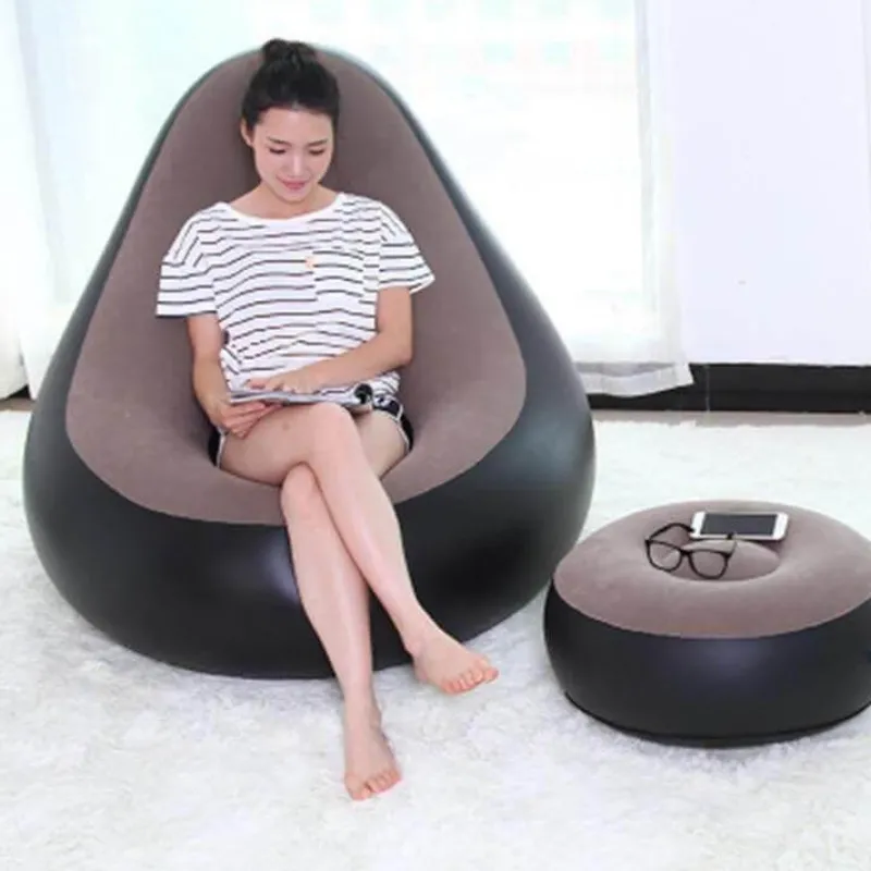 Comfort u0026 Style Möbel-Modernes Sitzsacksofa – Bequemes Wohnzimmerkissen