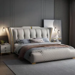 The Lounge Loft Möbel-Modernes Valentin-Bett – Stilvolle Schlafzimmermöbel