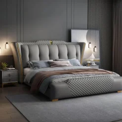 The Lounge Loft Möbel-Modernes Valentin-Bett – Stilvolle Schlafzimmermöbel