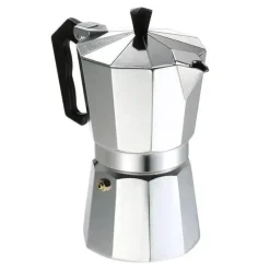 Tom Küche & Esszimmer-Moka Pot Espressomaschine - Aluminium-Perkolator, 50–600 ml Fassungsvermögen, langlebiges Design