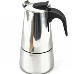 Tom Küche & Esszimmer-Mokkakanne aus Edelstahl – Espressokocher 100–450 ml