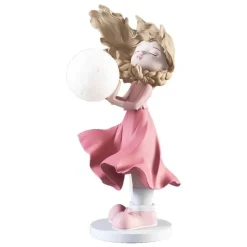 The Light Loft Beleuchtung-Mondmädchen Wandkunst - Lunar Home Decor