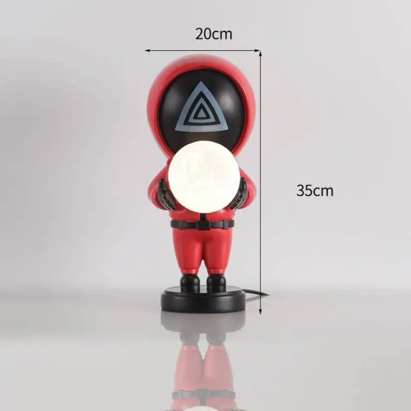 Bright Accents Beleuchtung-Mond-Schreibtischlampe – Kreatives Nachtlicht für die Inneneinrichtung