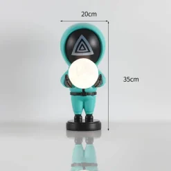 Bright Accents Beleuchtung-Mond-Schreibtischlampe – Kreatives Nachtlicht für die Inneneinrichtung