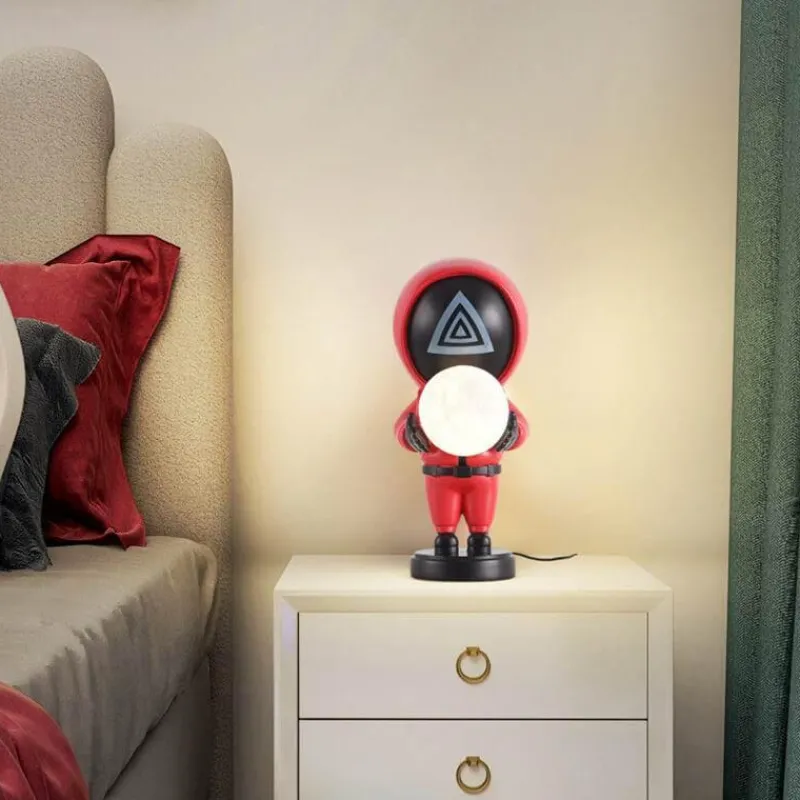 Bright Accents Beleuchtung-Mond-Schreibtischlampe – Kreatives Nachtlicht für die Inneneinrichtung