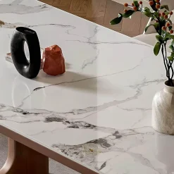 The Lounge Loft Möbel-Monica Slate Esstisch - Moderne, elegante Esszimmermöbel