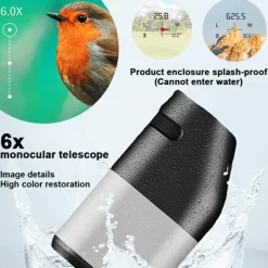 The Outdoor Vault Heimwerkzeuge|Outdoor & Garten-Monokulares Teleskop mit Laser-Entfernungsmesser - Pro Vision Optics