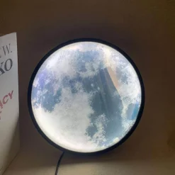 Comfort u0026 Style Beleuchtung-Moon Mirror Wall Lamp - Modern Smart Decorative Light