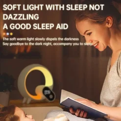 Comfort u0026 Style Beleuchtung-Moon Night Light Alarm Clock - Soothing Sleep Aid and Wake-Up Tool