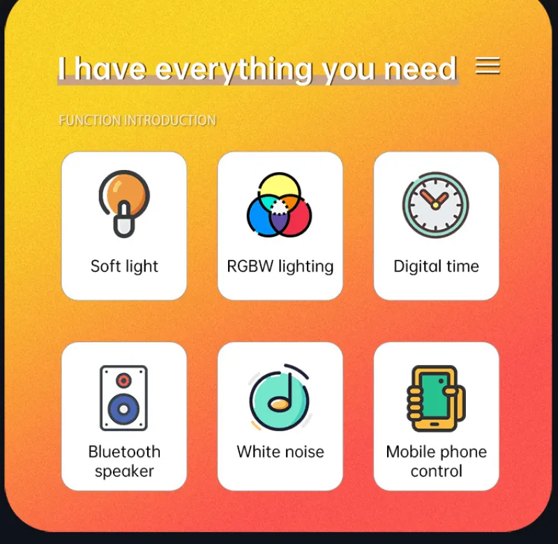 Comfort u0026 Style Beleuchtung-Moon Night Light Alarm Clock - Soothing Sleep Aid and Wake-Up Tool