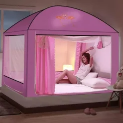 Kinder Comfort u0026 Style Kinderzimmermöbel-Moskito-Bettzelt – staubdichtes Anti-Fall-Schlafdach