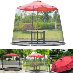 Adventure Basecamp Camping Im Freien|Outdoor-Artikel-Moskitonetz für Terrassenschirme – Insektenschutz für den Außenbereich