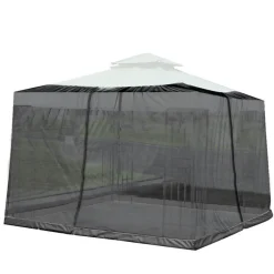 Adventure Basecamp Camping Im Freien|Outdoor-Artikel-Moskitonetz für Terrassenschirme – Insektenschutz für den Außenbereich