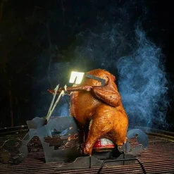 The Culinary Kit Küche & Esszimmer-Motorrad-BBQ-Grillständer - Hähnchen-Grillrost