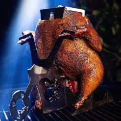 The Culinary Kit Küche & Esszimmer-Motorrad-BBQ-Grillständer - Hähnchen-Grillrost